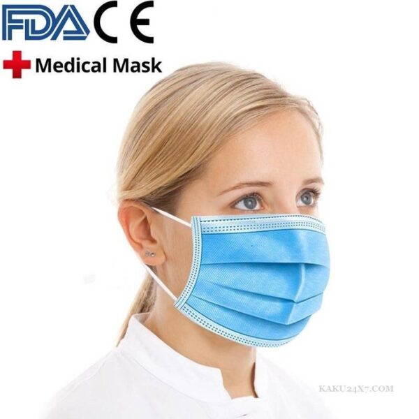 1000pcs Mask Disposable Non wove 3 Layer Ply Filter Mask Health Care Devices  KAKU24X7.COM https://kaku24x7.com https://kaku24x7.com/product/1000pcs-mask-disposable-non-wove-3-layer-ply-filter-mask/