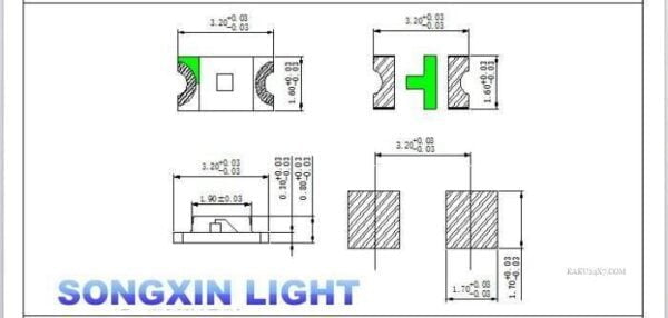 100pcs 1206 (3216) SMT Warm White SMD Surface Mount LED Chip LED Light Emitting Diode Lamp SMD Ultra Bright Electronic Component Electronics & Electricals  KAKU24X7.COM https://kaku24x7.com https://kaku24x7.com/product/100pcs-1206-3216-smt-warm-white-smd-surface-mount-led-chip-led-light-emitting-diode-lamp-smd-ultra-bright-electronic-component/