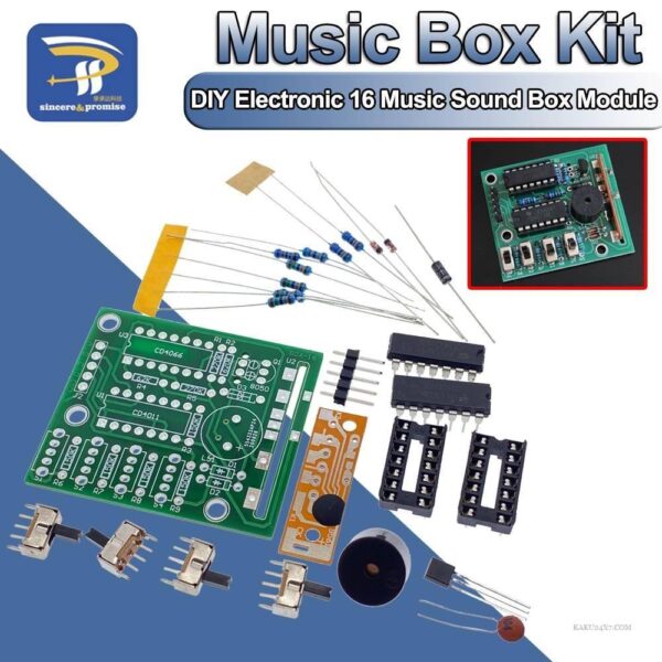 16 Music Sound Box BOX-16 Board 16-Tone Electronic Module DIY Kit Parts Components Soldering Practice Learning Kits for Arduino Electronics & Electricals  KAKU24X7.COM https://kaku24x7.com https://kaku24x7.com/product/16-music-sound-box-box-16-board-16-tone-electronic-module-diy-kit-parts-components-soldering-practice-learning-kits-for-arduino/