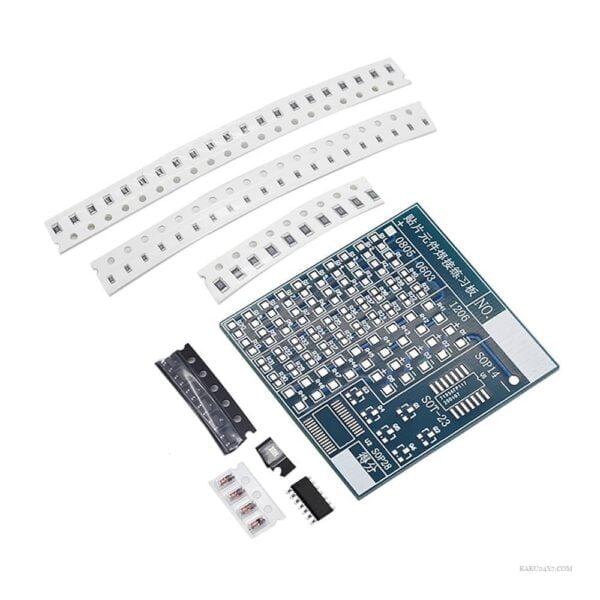 DIY Circuit Board PCB SMT SMD Soldering Practice Board DIY Kit Fanny Skill Training Electronic Suit 77PCS components Electronics & Electricals  KAKU24X7.COM https://kaku24x7.com https://kaku24x7.com/product/diy-circuit-board-pcb-smt-smd-soldering-practice-board-diy-kit-fanny-skill-training-electronic-suit-77pcs-components/