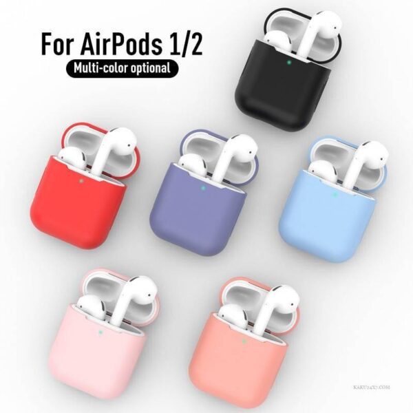 Silicone Earphone Case for Airpods Case Shockproof Bluetooth Wireless Protective Cover skin Accessories for Apple Airpods Headphone Accessories KAKU24X7.COM https://kaku24x7.com https://kaku24x7.com/product/silicone-earphone-case-for-airpods-case-shockproof-bluetooth-wireless-protective-cover-skin-accessories-for-apple-airpods/
